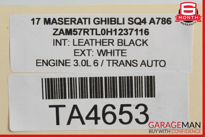 14-18 Maserati Quattroporte Front Door Sound Audio Speaker Set of 2 Pc OEM
