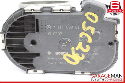03-05 Mercedes W203 C230 SLK230 Supercharger Throttle Body Valve 1110980109 OEM