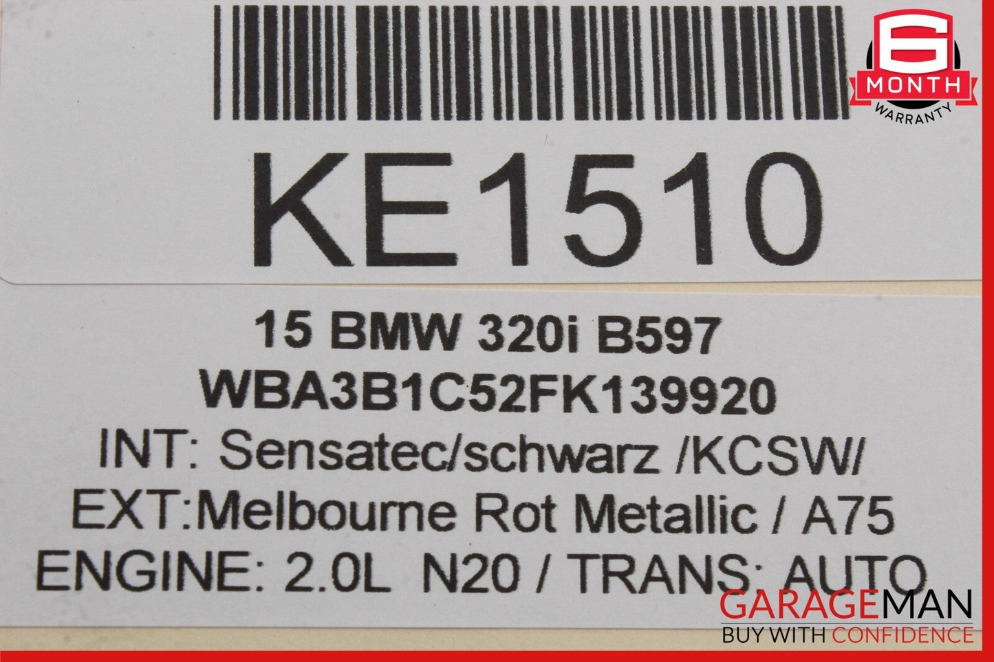 12-18 BMW F30 320i 328i Sedan Rear Left Side Door Lock Latch Actuator OEM