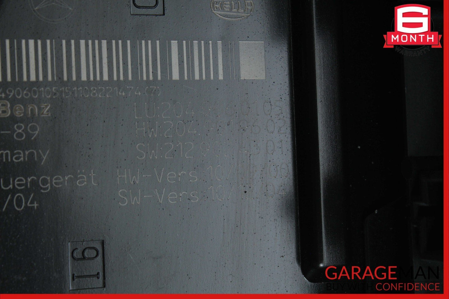 12-14 Mercedes W204 C250 C350 C63 AMG Rear SAM Fuse Box Relay Module Assembly