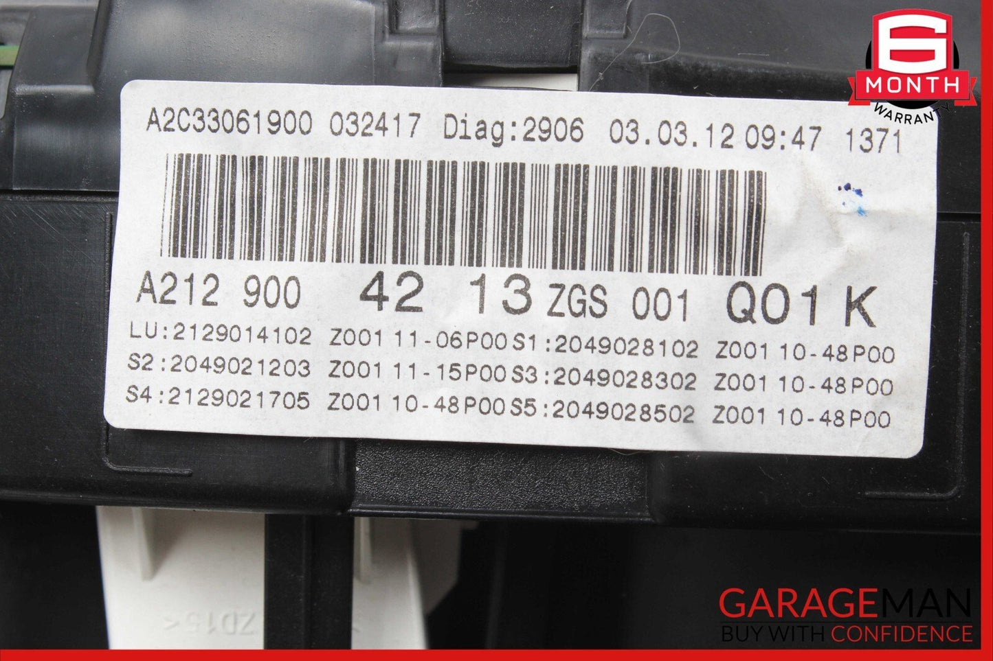 10-13 Mercedes W212 E350 Speedometer Odometer Instrument Cluster Gauge OEM