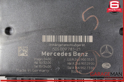 12-16 Mercedes X166 GL450 Trailer Towing Control Module 2469005501 OEM