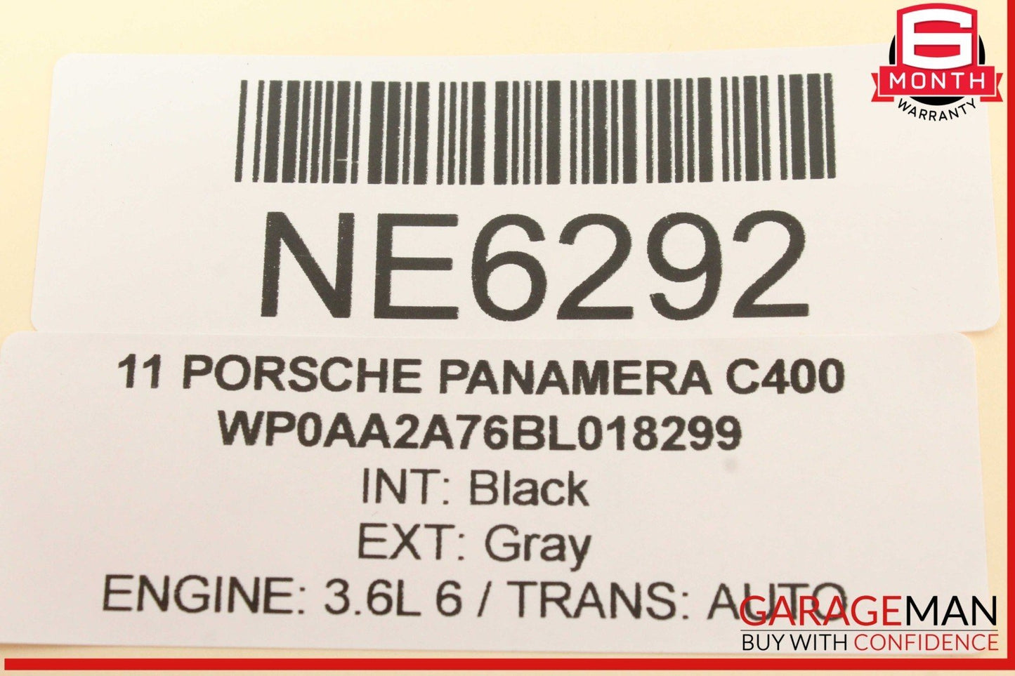 10-16 Porsche Panamera 970 Rear Left Driver Side Console AC Air Vent Grille OEM