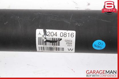 12-14 Mercedes W204 C250 1.8L RWD Drive Shaft Propeller Driveshaft Assembly