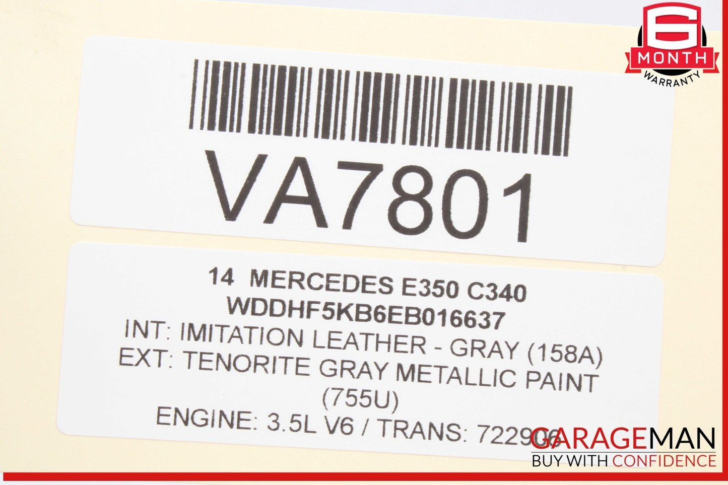 08-16 Mercedes W212 E350 Rear Left Driver Side Door Window Regulator Motor OEM