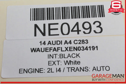 09-16 Audi A4 Rear Left Driver Side Window Regulator Motor 8K0959811A OEM