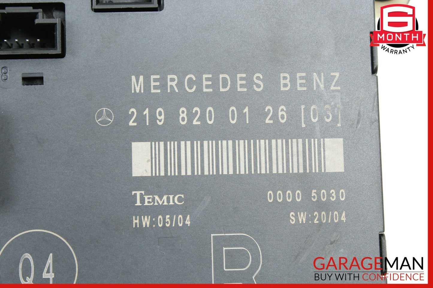 06-11 Mercedes W219 CLS500 CLS550 Front Right Passenger Side Door Control Module