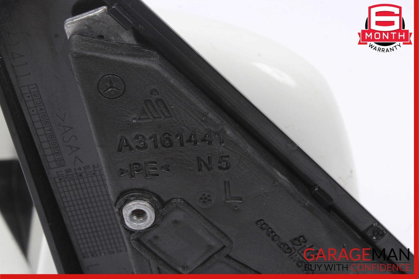 10-12 Mercedes X204 GLK350 Left Driver Side Rear View Door Mirror White OEM