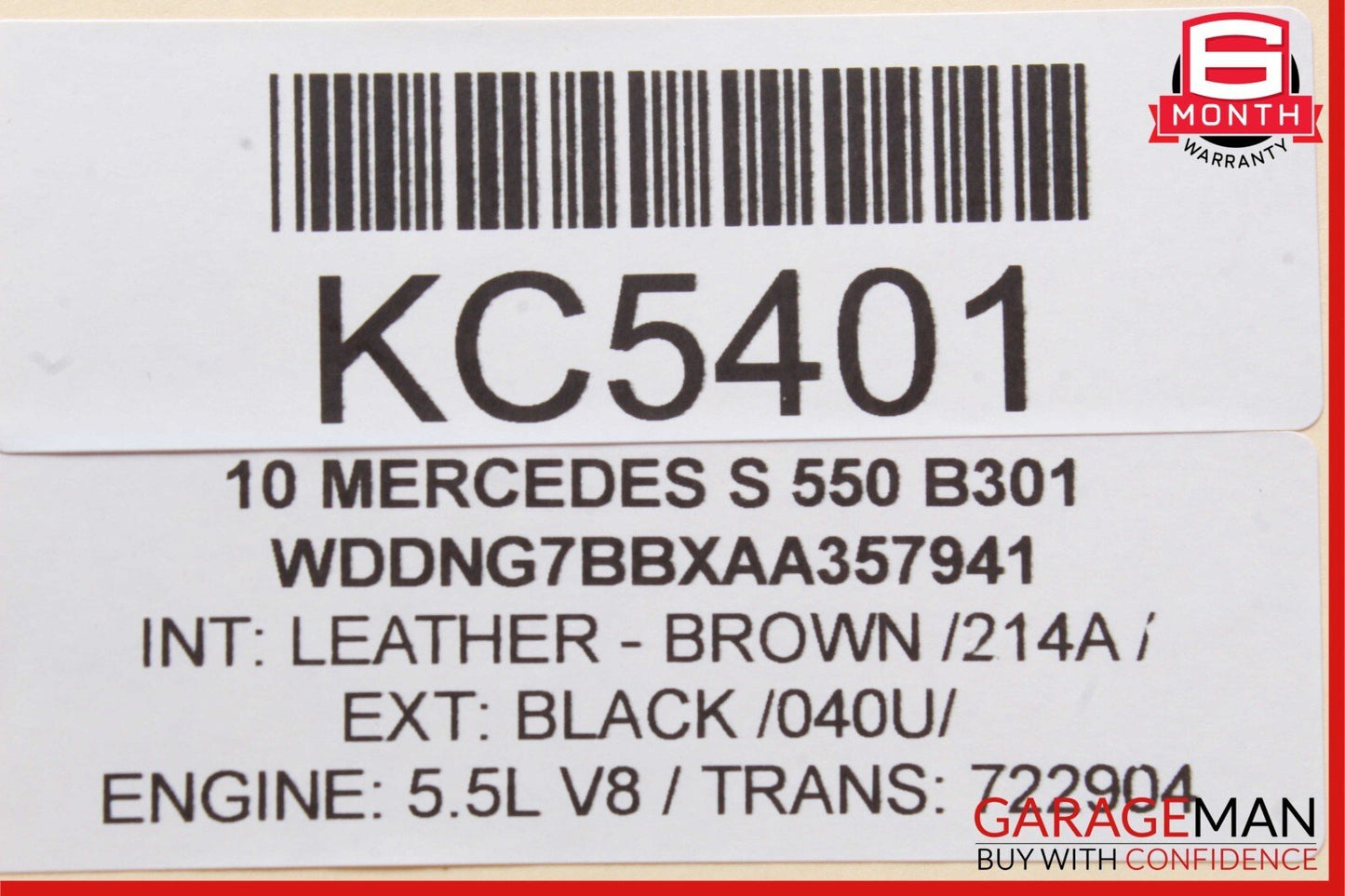 10-14 Mercedes W221 S550 Front Headlight Voltage Regulator Ballast Module Unit