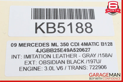 06-13 Mercedes W251 R320 ML350 Valeo Rear Window Windshield Glass Wiper Motor