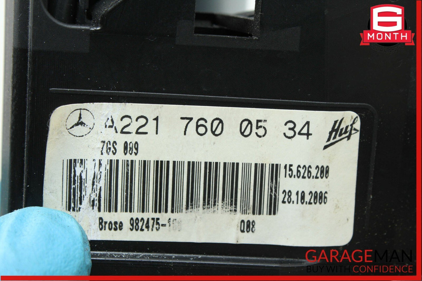 07-13 Mercedes W221 S550 Front Left Keyless Go Door Lock Actuator w/ Door Handle