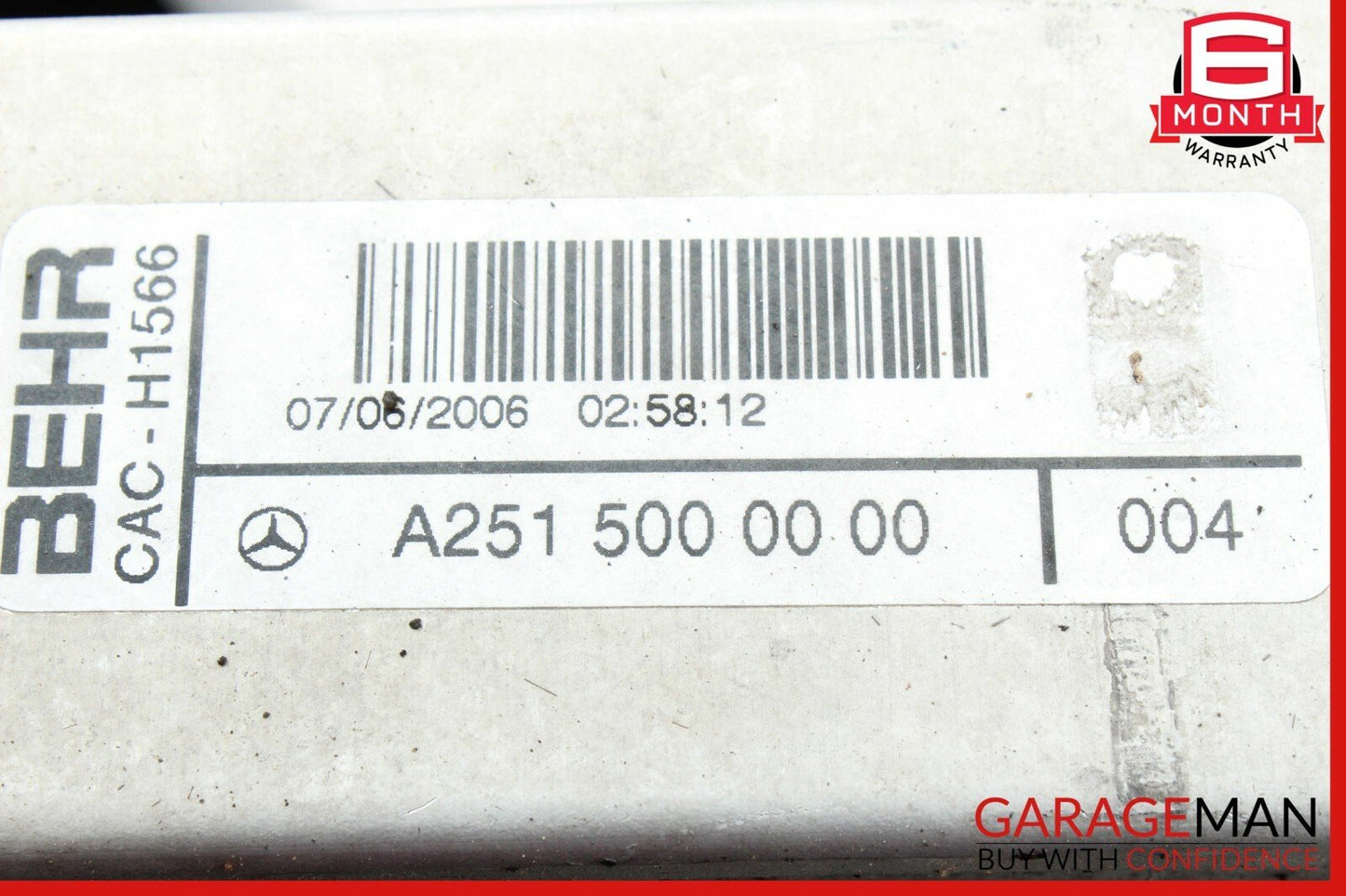07-09 Mercedes W251 R320 R350 Inter Cooler Intercooler Radiator 2515000000 OEM