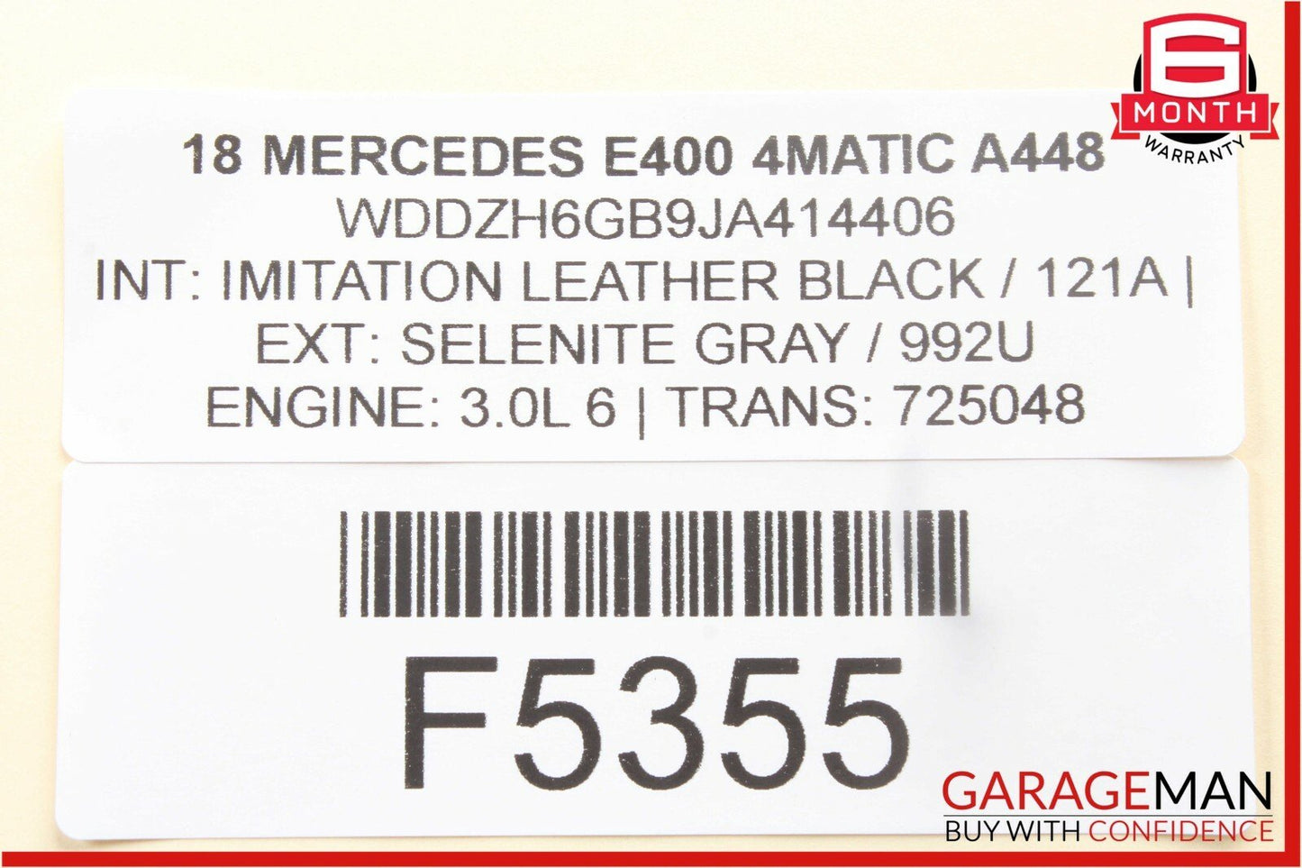 16-18 Mercedes W213 E400 Front Left Driver Side Door Control Module Unit OEM