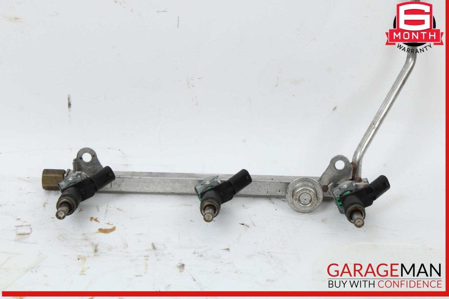 05-12 Mercedes W204 C300 R350 Fuel Injector Rail w/ Fuel Injectors Assembly OEM