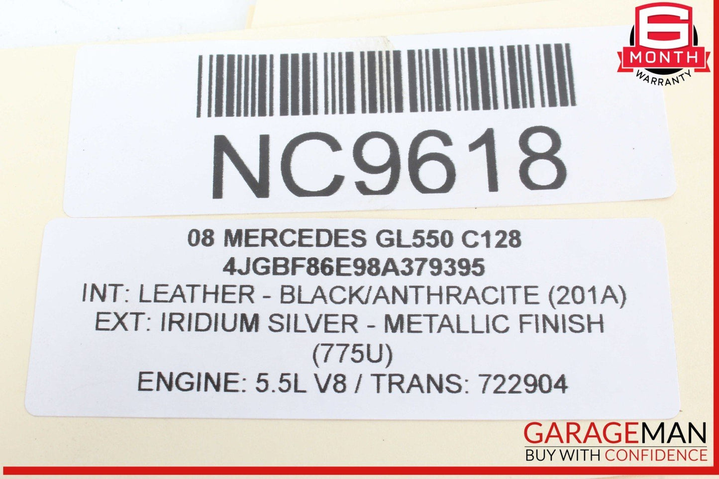 06-12 Mercedes X164 GL550 ML350 Rear Right Or Left Side Half Axle Shaft OEM
