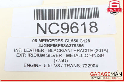 06-12 Mercedes X164 GL550 ML350 Rear Right Or Left Side Half Axle Shaft OEM
