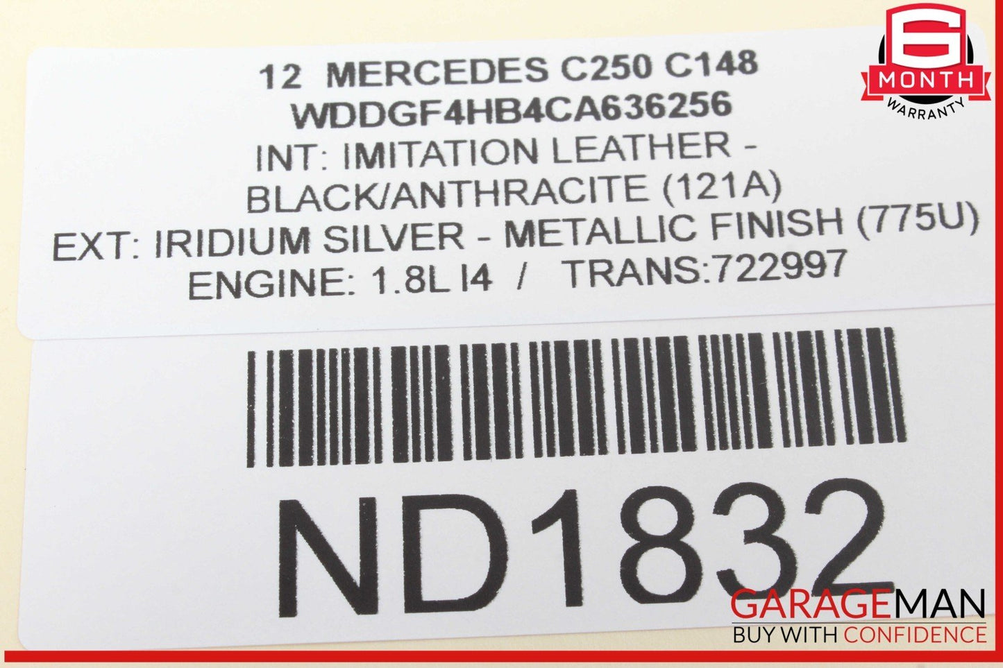 08-14 Mercedes W204 C250 C300 Front Left Side Door Lock Latch Actuator OEM