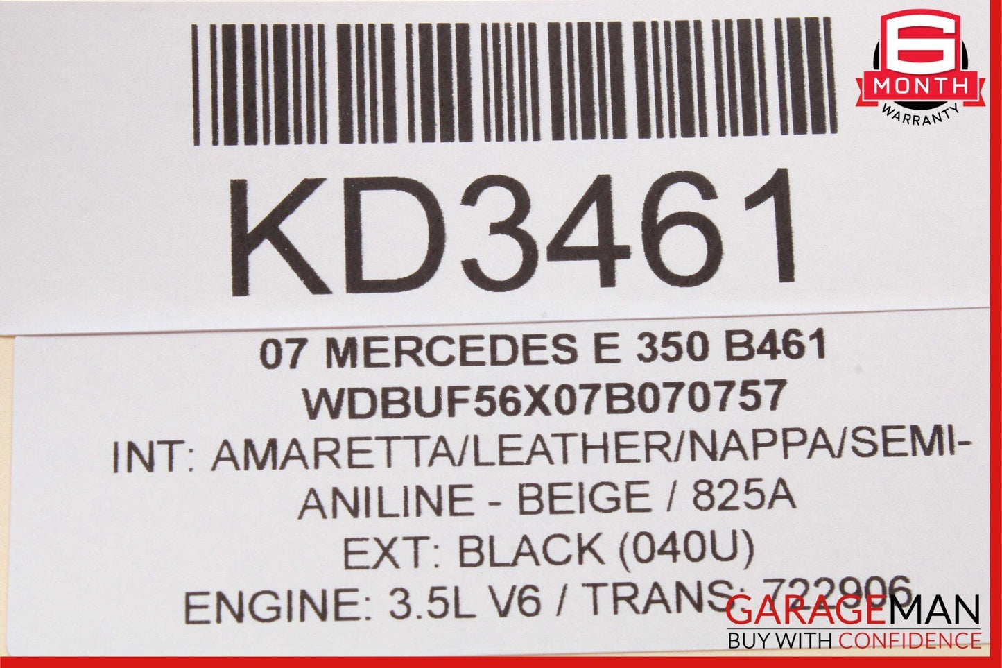 03-09 Mercedes W211 E350 E550 Front Left Side Door Window Regulator Motor OEM