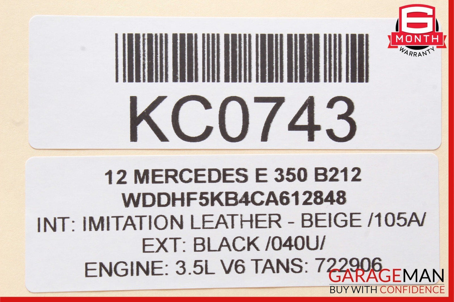 08-18 Mercedes W204 C250 C300 E350 Front Left Side Door Control Module Unit
