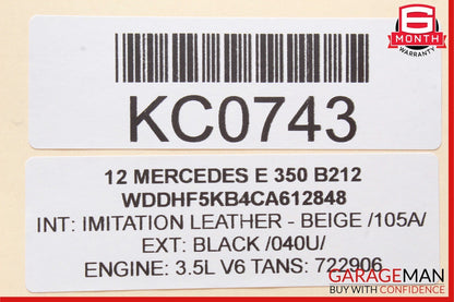 08-18 Mercedes W204 C250 C300 E350 Front Left Side Door Control Module Unit