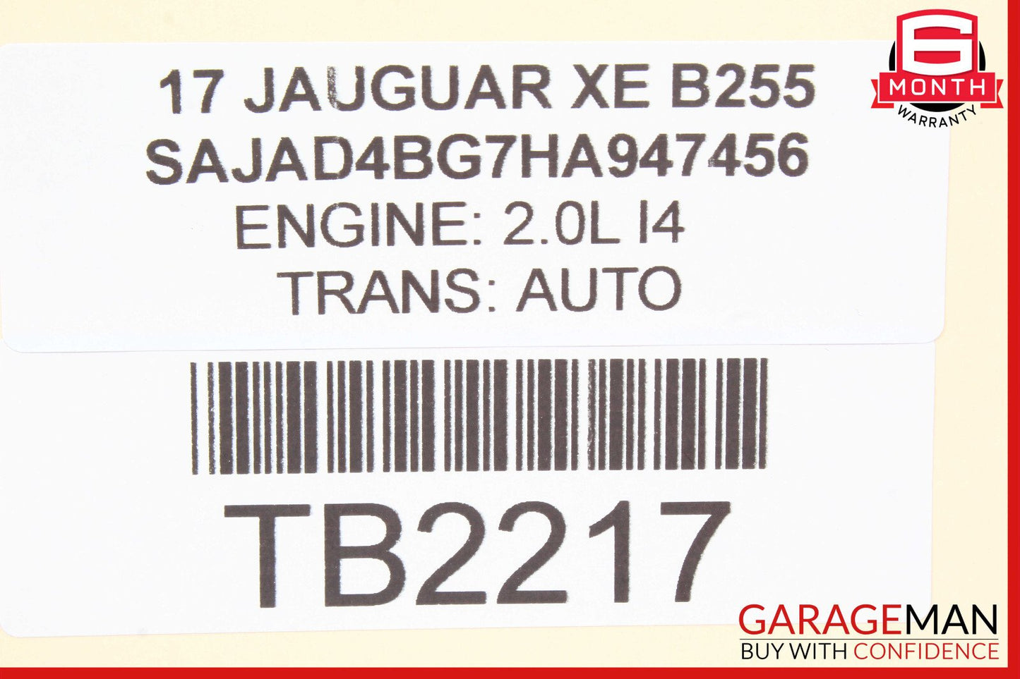 17-19 Jaguar XE Rear Right Passenger Side Door Harness Wire Wiring OEM
