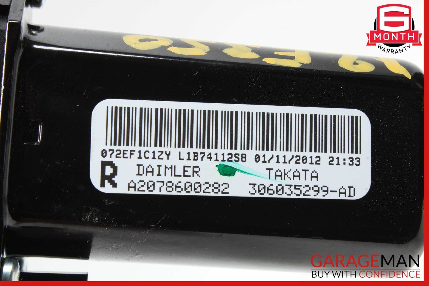 10-17 Mercedes W207 E350 E550 Front Right Side Seat Belt Feeder Retractor OEM