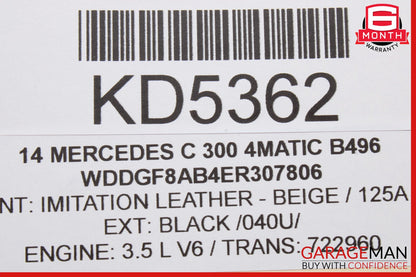 08-18 Mercedes W204 C300 CLS63 E550 Rear Right Side Door Control Module OEM