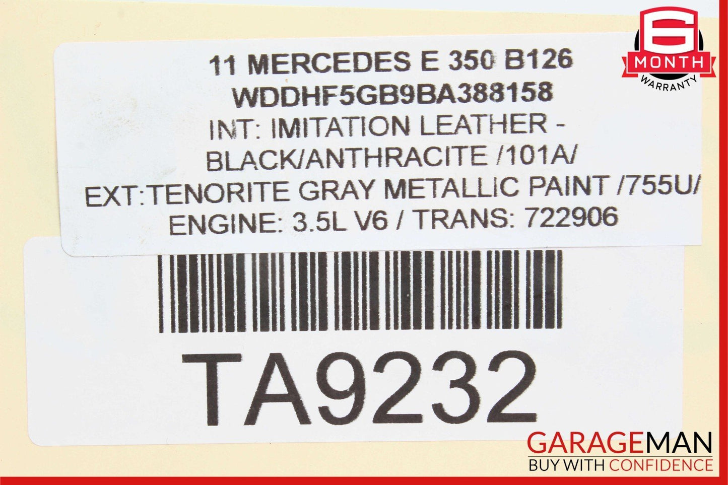 00-13 Mercedes W212 E350 GLK500 S500 Engine Throttle Valve Body 1131410125 OEM