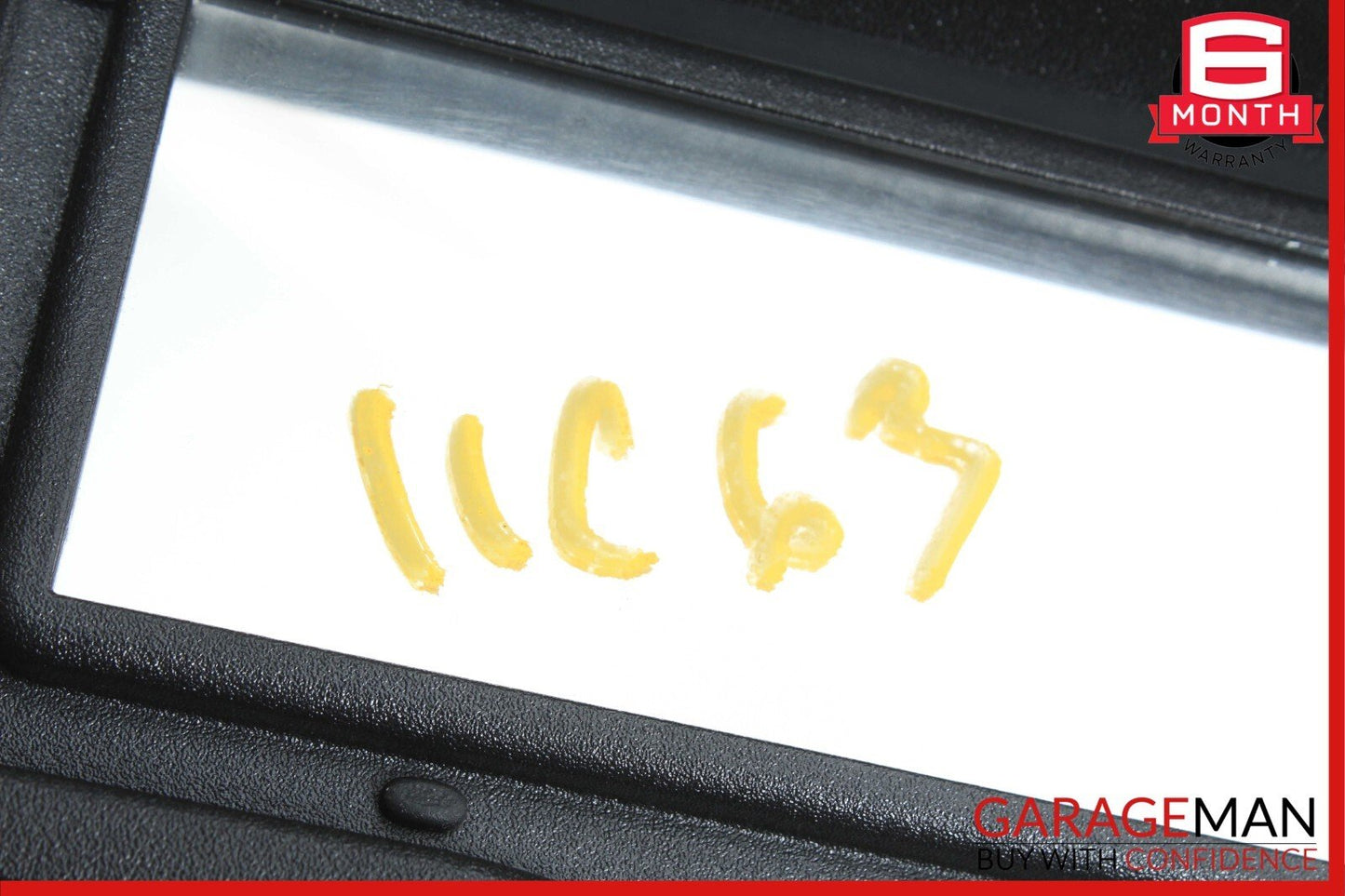 08-14 Mercedes W204 C63 AMG Front Right Passenger Sun Visor Sunvisor Shade Black