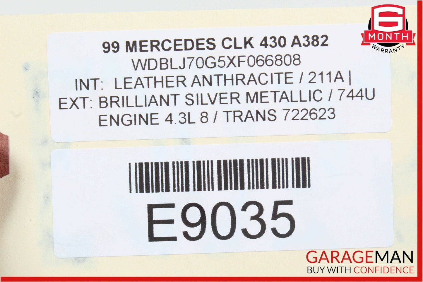 98-02 Mercedes W210 E300 AC A/C Air Conditioning Condenser OEM