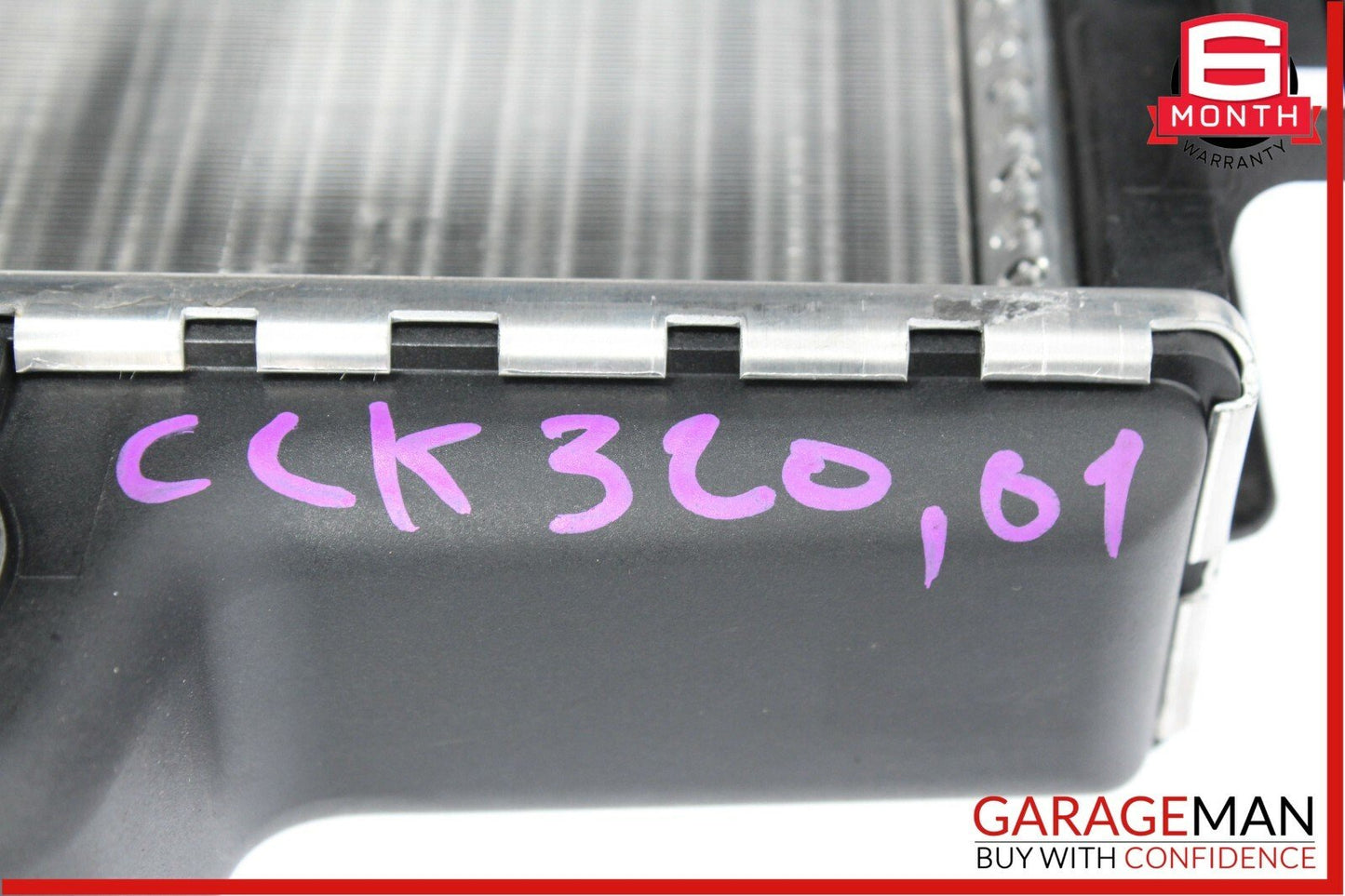 97-03 Mercedes W208 CLK320 Engine Cooling Radiator AC A/C Condenser Assembly