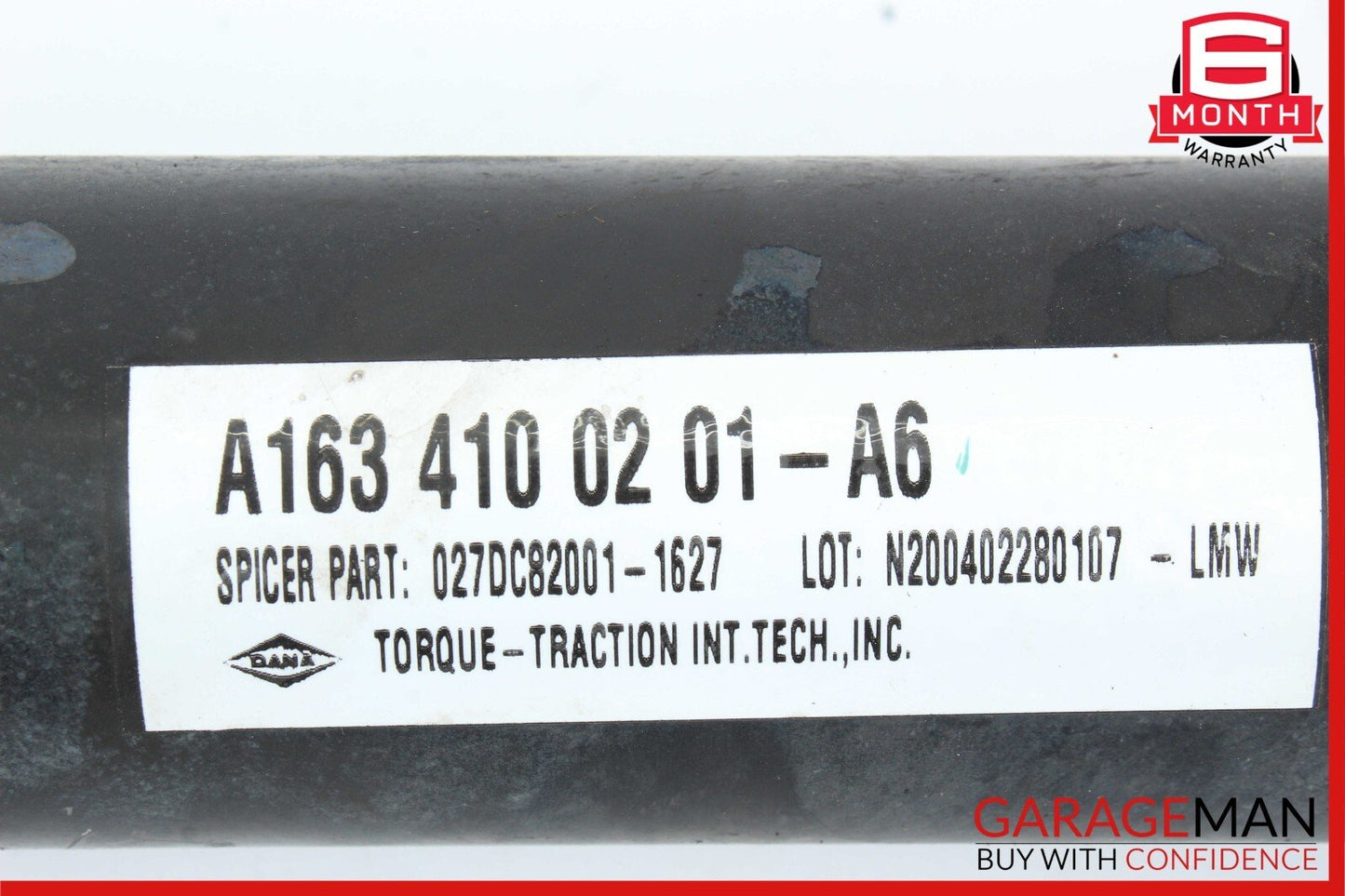 98-05 Mercedes W163 ML350 Front Drive Shaft Driveshaft Axle 1634100201 OEM