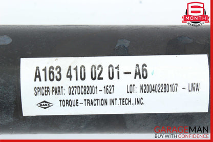 98-05 Mercedes W163 ML350 Front Drive Shaft Driveshaft Axle 1634100201 OEM