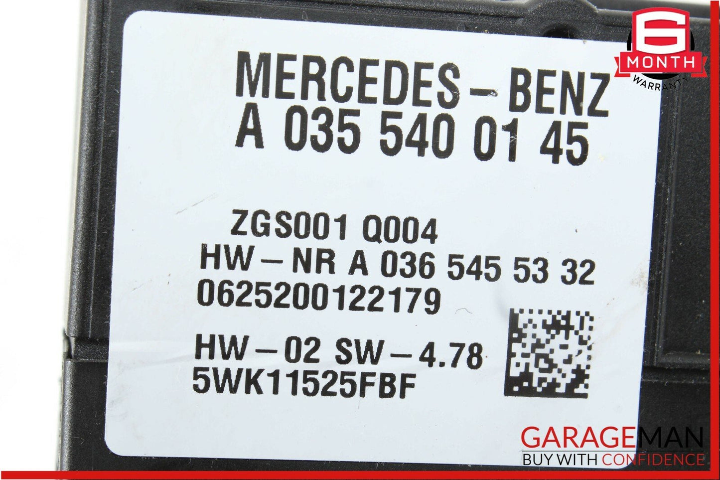 07-09 Mercedes CLS63 E63 ML63 AMG Fuel Pump Motor Control Module Unit