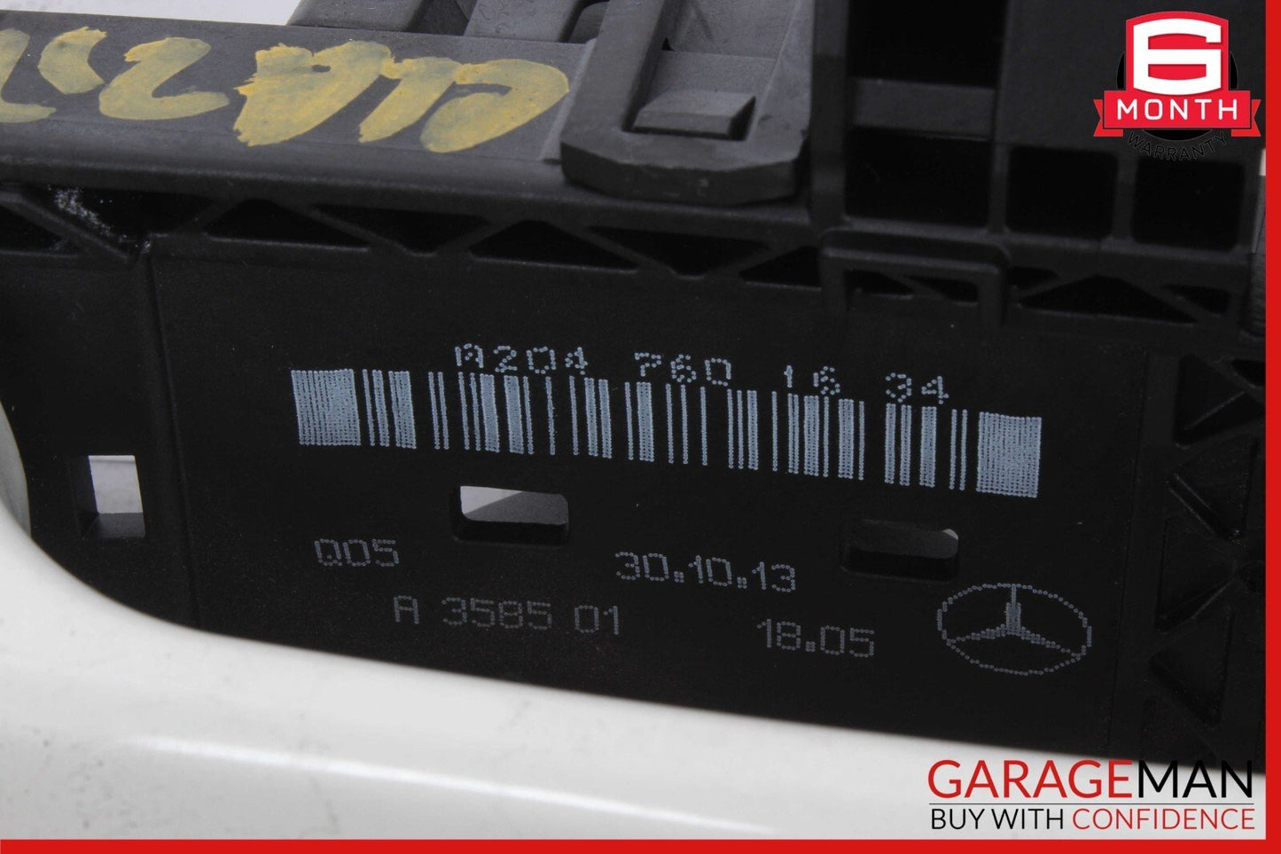 14-18 Mercedes W117 CLA250 Right Passenger Side Exterior Door Handle Assy White