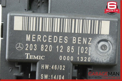 01-07 Mercedes W203 C230 Front Right Passenger Side Door Controller Module OEM