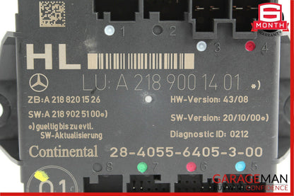 08-15 Mercedes W204 C250 Rear Left Driver Side Door Control Module Q1 OEM