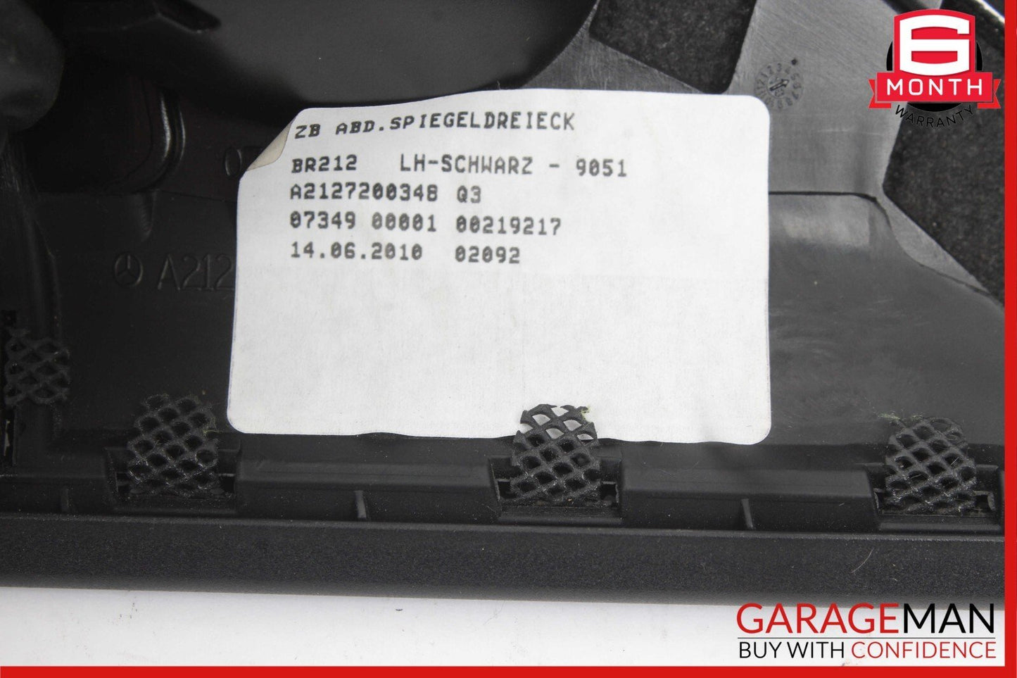 Mercedes W212 E350 E63 Front Left Side Door Panel Tweeter Speaker Cover OEM