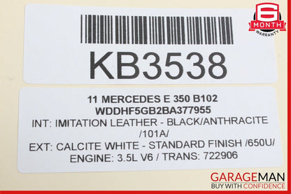 08-20 Mercedes W212 E350 C300 C350 Headlight Fog Light Switch Control Module OEM