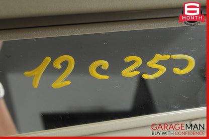 08-14 Mercedes W204 C250 C350 Front Right Side Sunvisor Sun Visor Beige