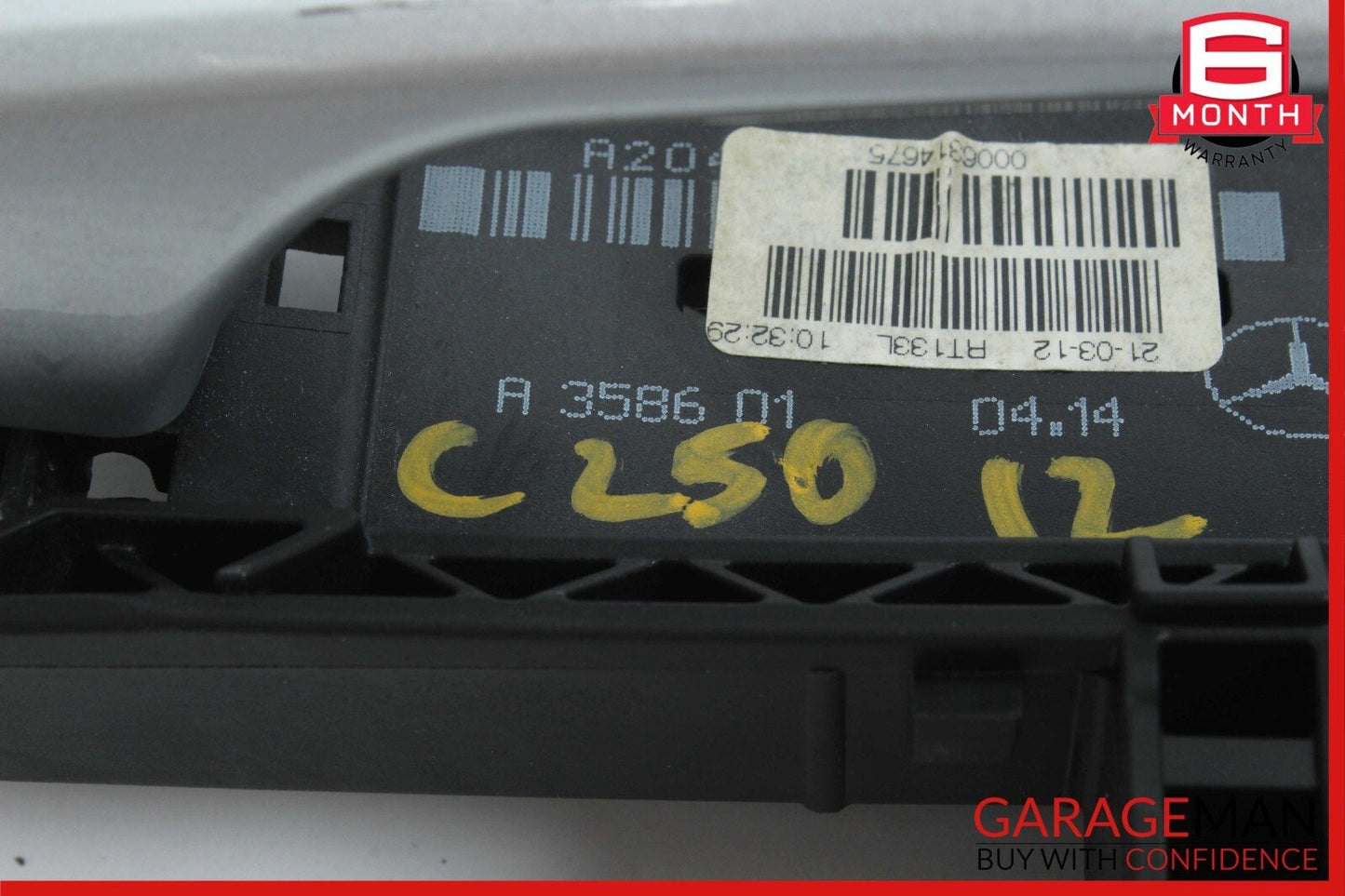 10-13 Mercedes W204 C250 Rear Left Side Exterior Door Handle OEM