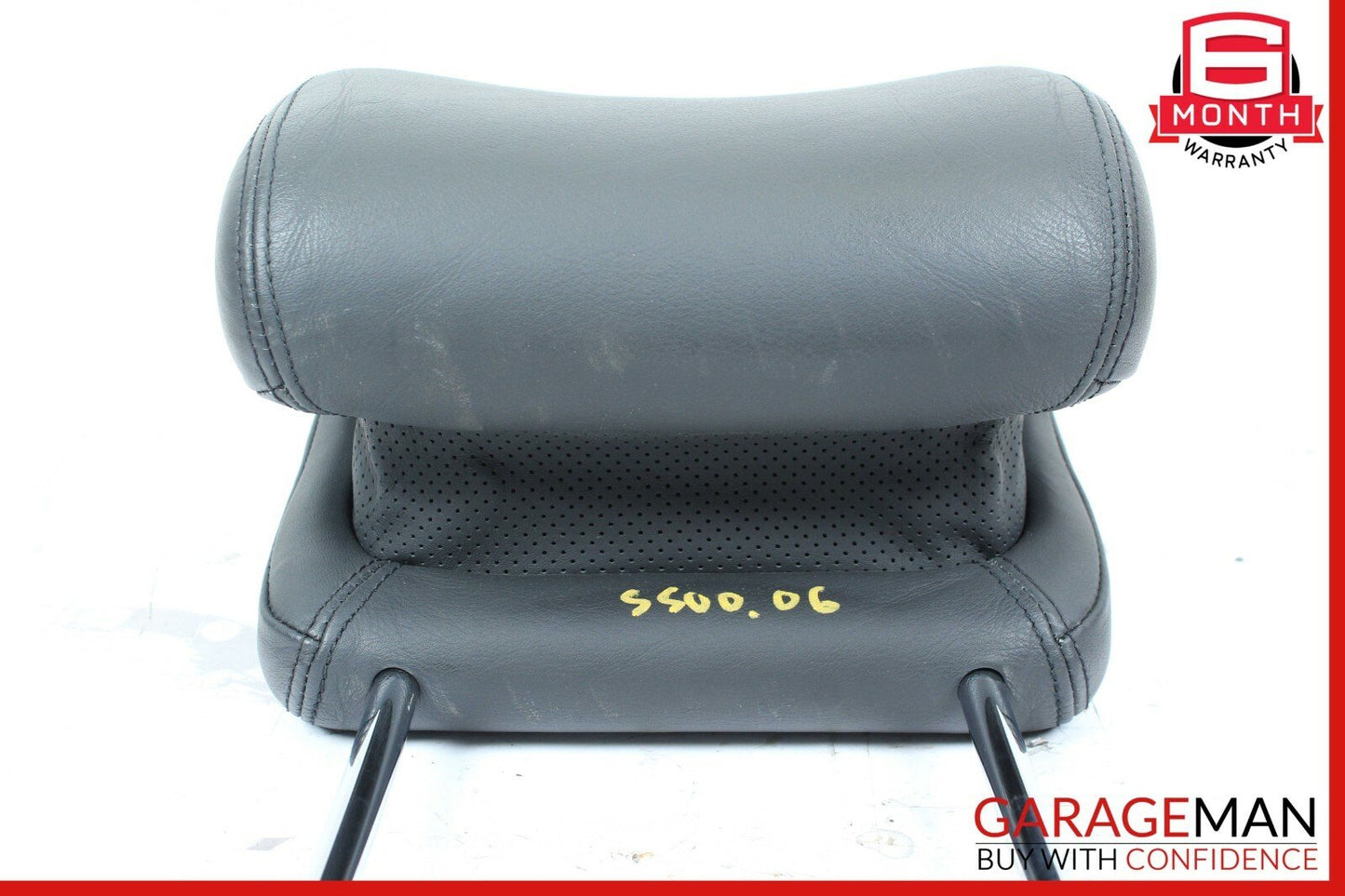 03-06 Mercedes W220 S500 Front Right or Left Seat Headrest Head Rest Nappa Black