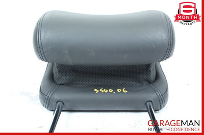 03-06 Mercedes W220 S500 Front Right or Left Seat Headrest Head Rest Nappa Black