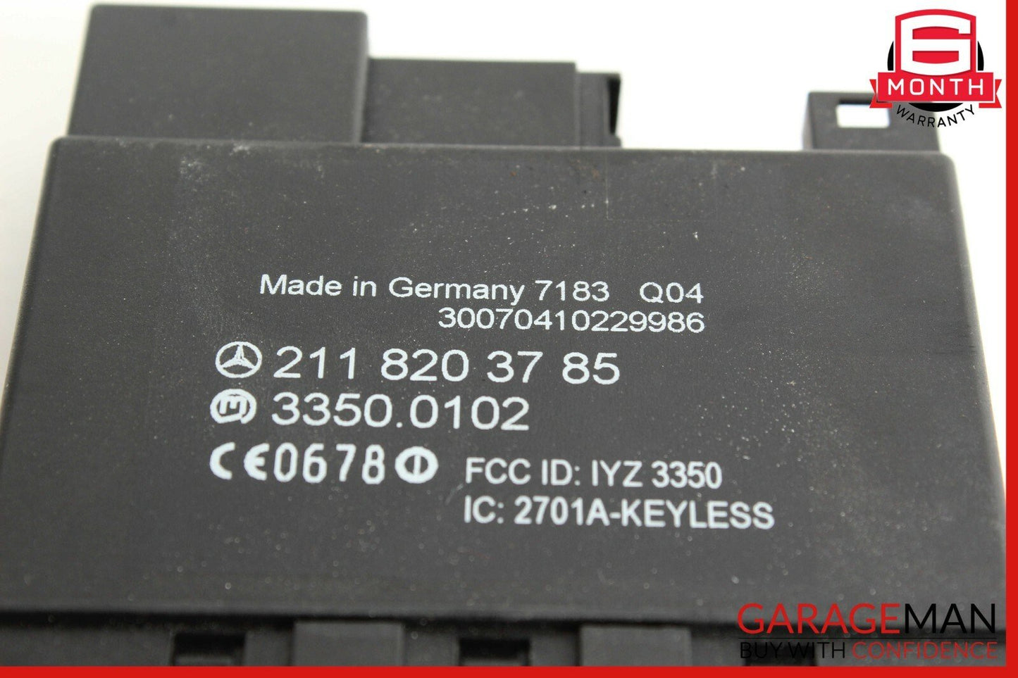 03-11 Mercedes W211 E350 E55 AMG CLS550 Ignition Switch Control Module Unit OEM