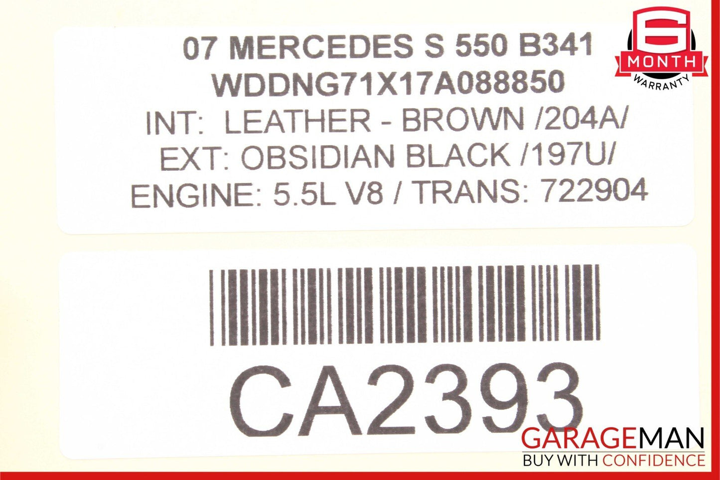 07-13 Mercedes W221 S550 Center Console Dashboard CD Player Trim Cover Brown OEM