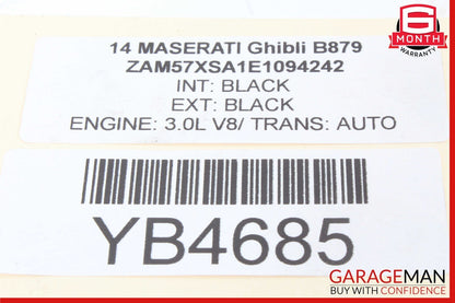 14-17 Maserati Ghibli Rear Left Driver Side Wheel Spindle Knuckle Hub Bearing