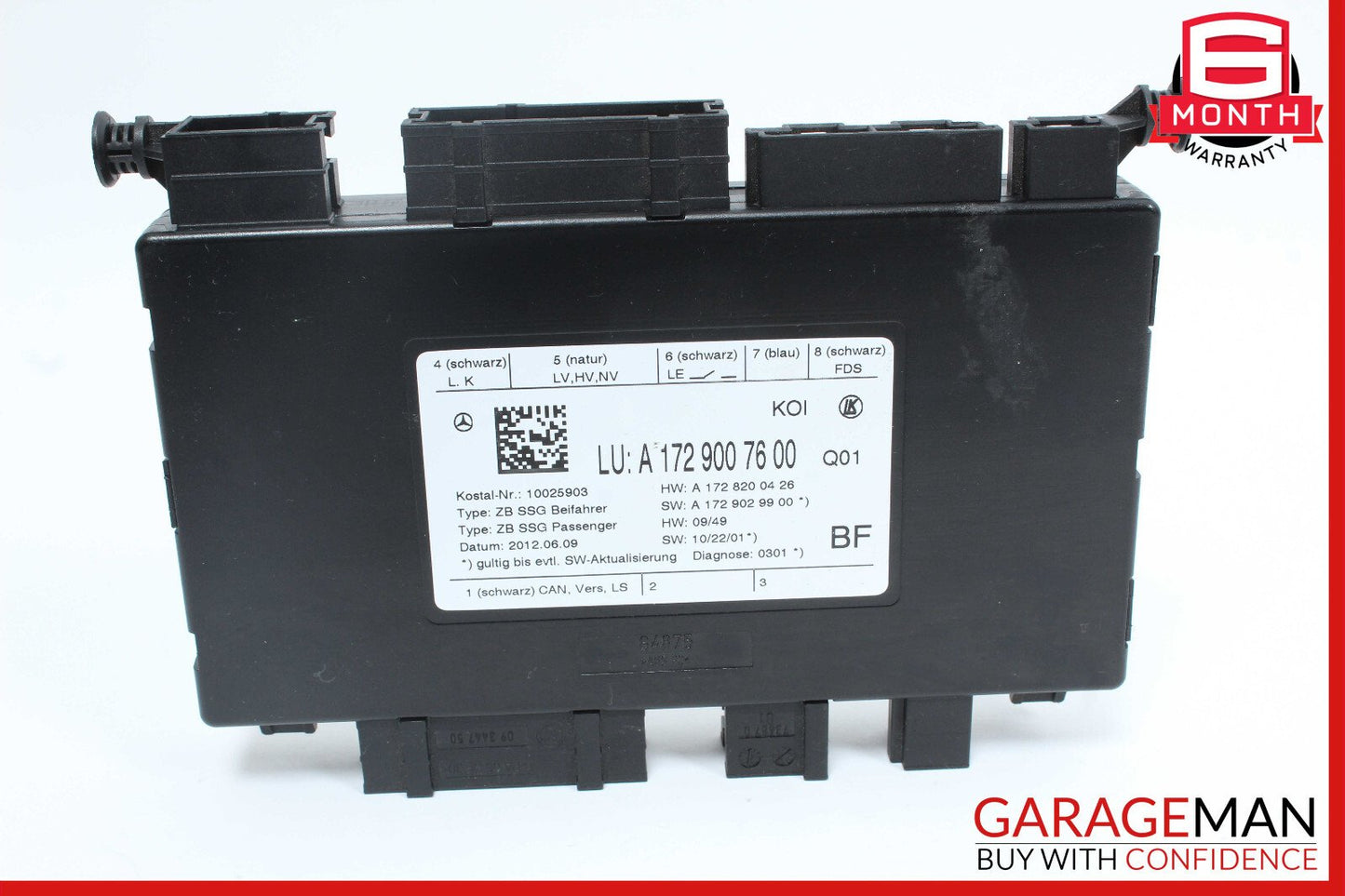 08-18 Mercedes W212 E350 SLK250 C350 Front Right Seat Control Module OEM