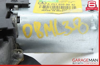06-19 Mercedes W164 ML350 GL450 Rear Glass Windshield Wiper Motor 2518200042 OEM