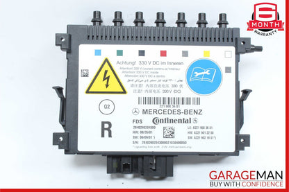 07-13 Mercedes W221 S550 S63 AMG Front Right Seat Dynamic Lumbar Control Module