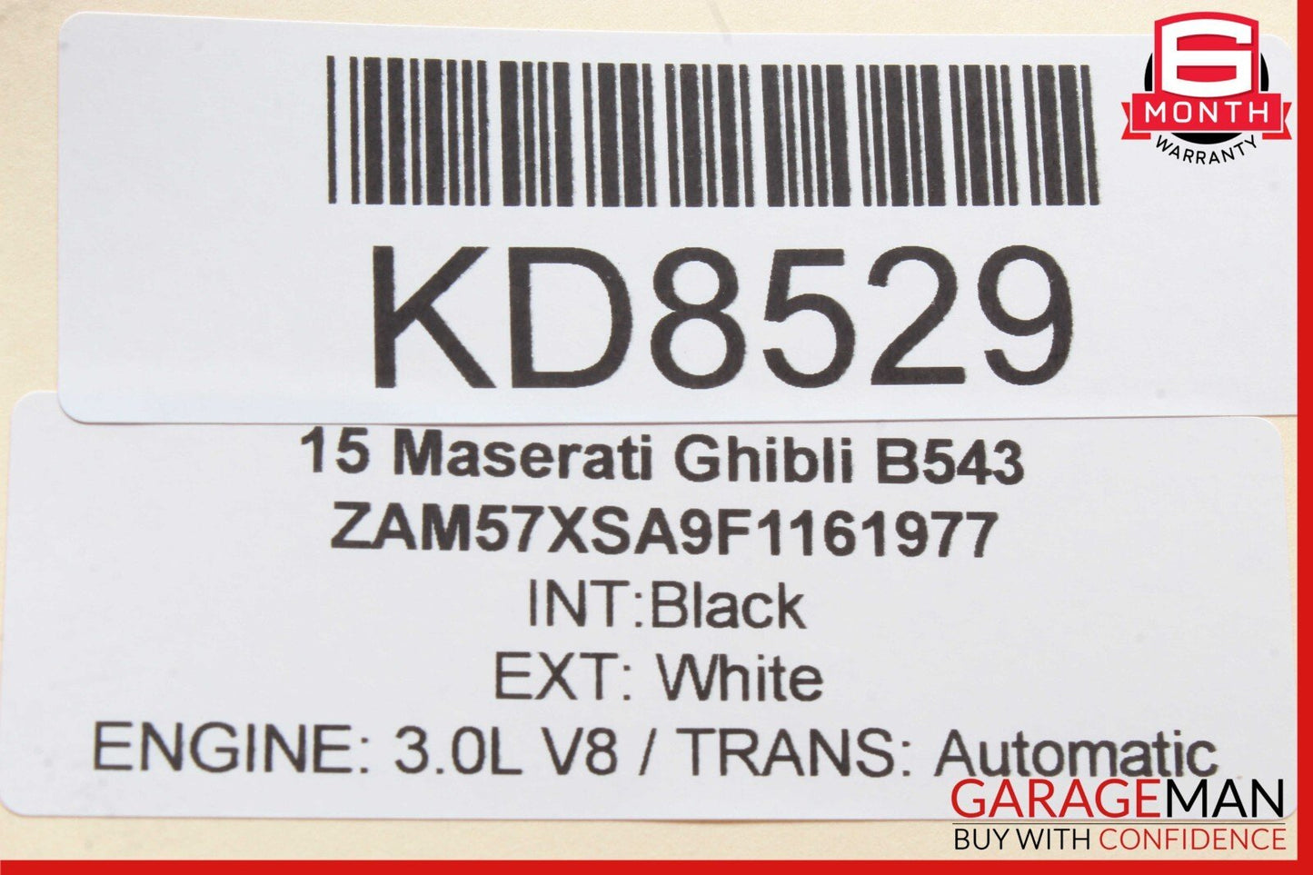 14-17 Maserati Ghibli Headlight Ambient Light Switch Adjustment Control